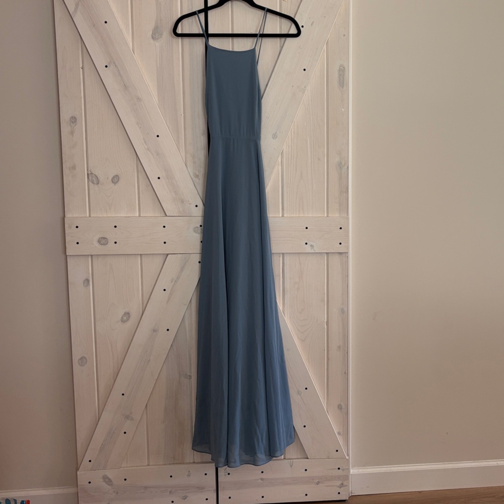 Lulu's Sky Blue Maxi Dress